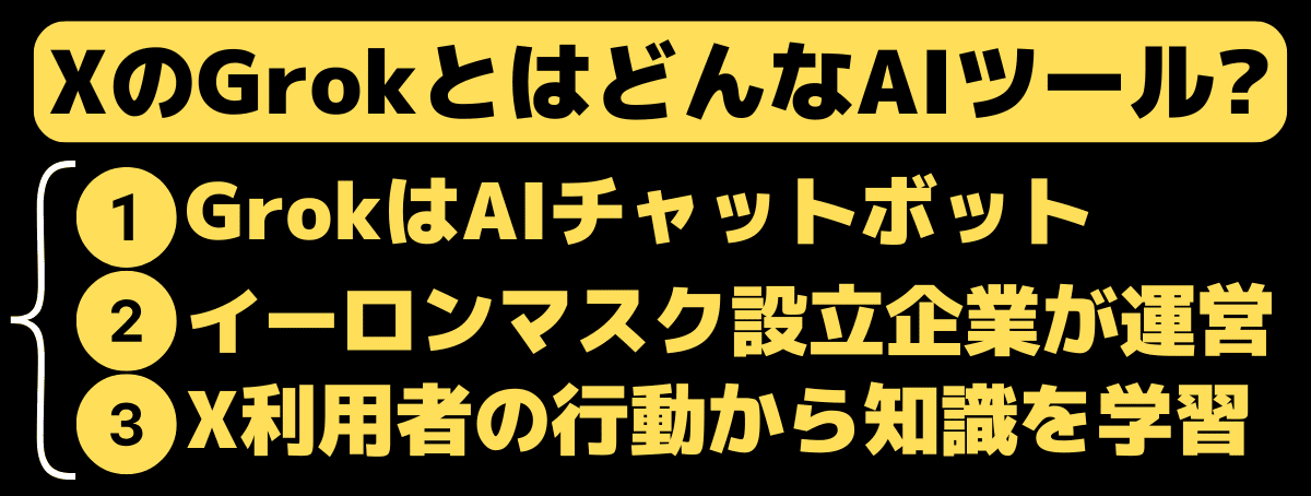 XのGrokとはどんなAIツール？