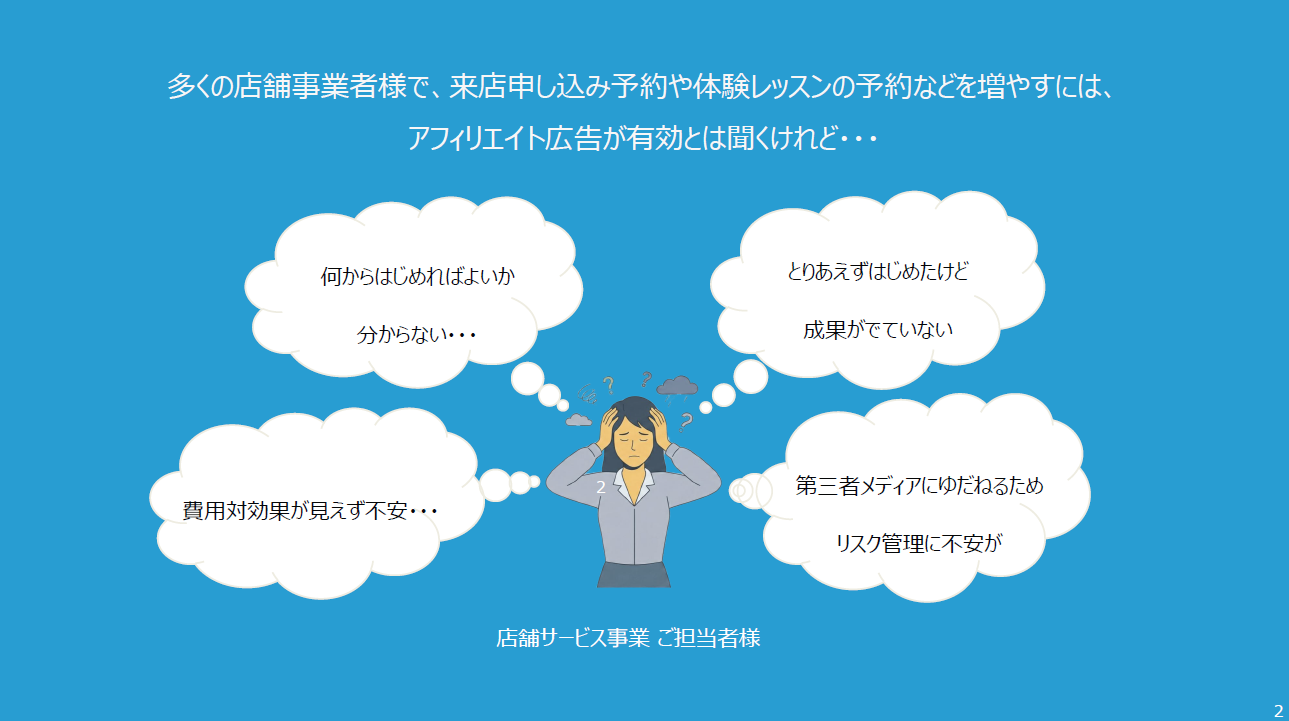 店舗・サービス事業者必見！　来店・申込を加速させたアフィリエイト広告成功事例集2